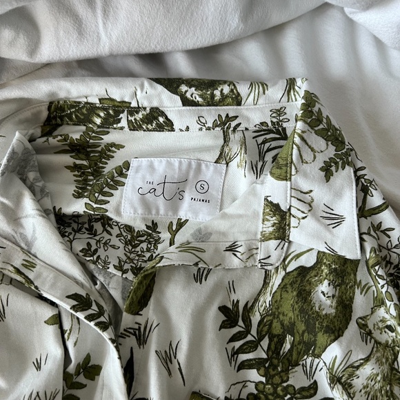 The Cat's Pajamas Woodside Pima Knit Night Shirt Size Small MSRP $96 - Picture 3 of 16